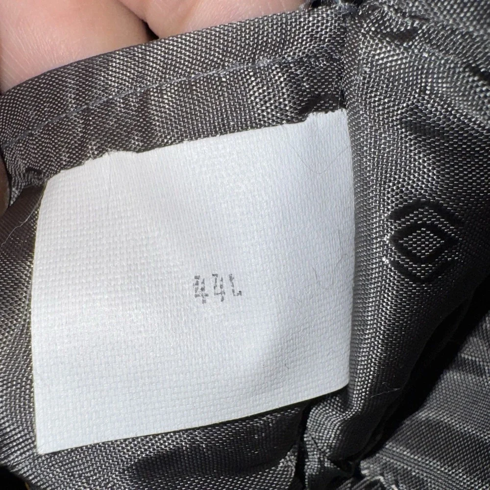 Vtg‎ Hunting Horn Wool Sport Coat Mens 44L Herringbone Tweed Blazer Suit Jacket